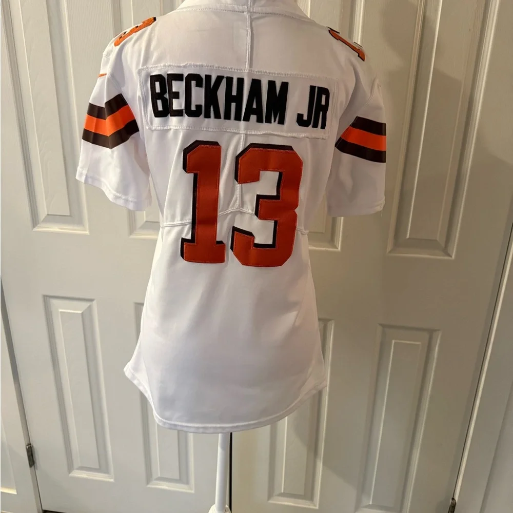 Cleveland Browns White Football Jersey - Picture 2 of 4